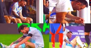 পায়ের অ্যাঙ্কেলে চোটের কারণে অনির্দিষ্টকালের জন্য মাঠের বাইরে মেসি