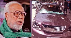 হামলার শিকার হয়েছেন কাদের সিদ্দিকী ধানমন্ডি ৩২ নম্বরে ।