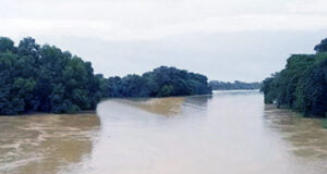 গোমতী নদীর পানি বিপদসীমার নিচে নেমে গেছে।