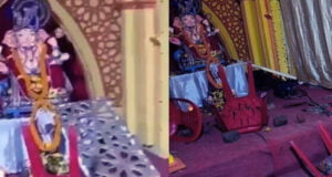 চট্টগ্রাম নগরের ফিরিঙ্গী বাজারে গণেশ পূজা মন্ডপে ভাঙচুর