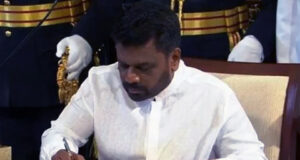 শ্রীলঙ্কার নতুন প্রেসিডেন্ট দিশানায়েকশপথ নিলেন