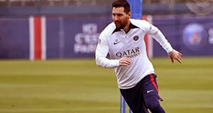 অনুশীলনে ফিরেছেন মেসি