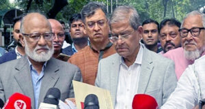 সংলাপ শেষে বের হয়ে যা জানাল বিএনপি