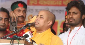 সম্মিলিত সনাতন জাগরণ প্রতিনিধি জোত চিন্ময় কৃষ্ণ দাস গ্রেফতার