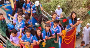 সাফজয়ী বাংলাদেশি নারী ফুটবল দলকে ২০ লাখ টাকা পুরস্কার দেবে বাংলাদেশ ক্রিকেট বোর্ড