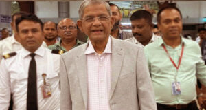 লন্ডনের উদ্দেশে ঢাকা ছাড়লেন মির্জা ফখরুল