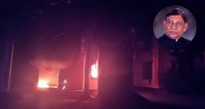 সাবেক মন্ত্রী মায়া চৌধুরীর বাড়িতে আগুন দিল দুর্বৃত্তরা