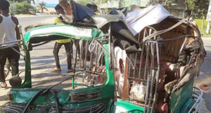 নকলায় পিকআপ-সিএনজি সংঘর্ষে নিহত ৩