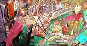 শেরপুরে বাস ও সিএনজি মুখোমুখি সংঘর্ষে সিএনজি চালকসহ নিহত ৬