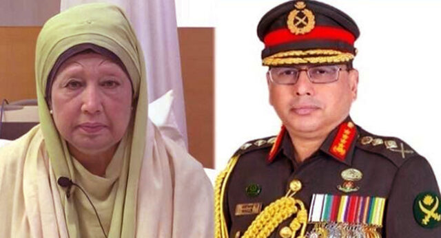 খালেদা জিয়ার ,সেনাপ্রধান