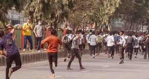 সিটি-আইডিয়াল কলেজের ধাওয়া পাল্টা ধাওয়া রণক্ষেত্র সায়েন্সল্যাব