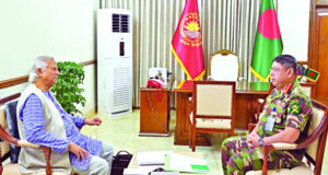প্রধান উপদেষ্টার সাথে সেনাপ্রধানের সাক্ষাৎ