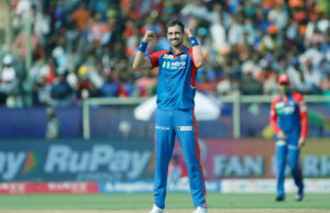 স্টার্কের প্রথম টি-টোয়েন্টিতে পাঁচ উইকেটের ইনিংসে ক্যাপিটালসের আইপিএল জয়ের সহজ মুহূর্ত