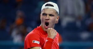 মিয়ামিতে জোকোভিচের ১০০তম শিরোপা প্রত্যাখ্যান করলেন কিশোর মেনসিক