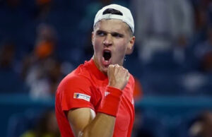 মিয়ামিতে জোকোভিচের ১০০তম শিরোপা প্রত্যাখ্যান করলেন কিশোর মেনসিক