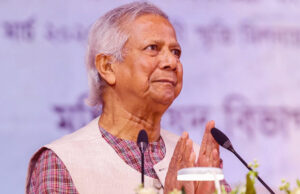 বিএফএ সম্মেলনে বক্তব্য দিচ্ছেন প্রধান উপদেষ্টা