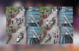 মগবাজারে প্রকাশ্য দিবালোকে চাপাতি দিয়ে ছিনতাই, ভিডিও ভাইরাল