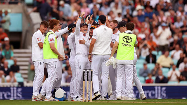 England's Ollie Pope