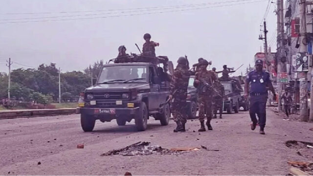 Security Forces Continue Patrolling