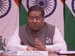 Ministry of External Affairs Spokesperson, Randhir Jaiswal
