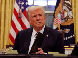 US President Donald Trump Signs Documents