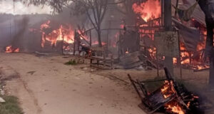 খাগড়াছড়িতে অবরোধ চলছে, গুইমারায় বাজারে আগুন