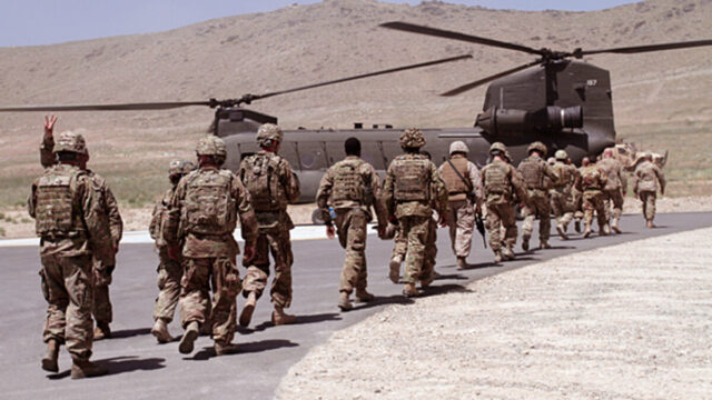 US Soldiers Arrive At Bagram Air Base