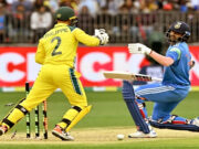 বৃষ্টিবিঘ্নিত ভারত ওয়ানডেতে অস্ট্রেলিয়াকে জয় এনে দিলেন অধিনায়ক মার্শ