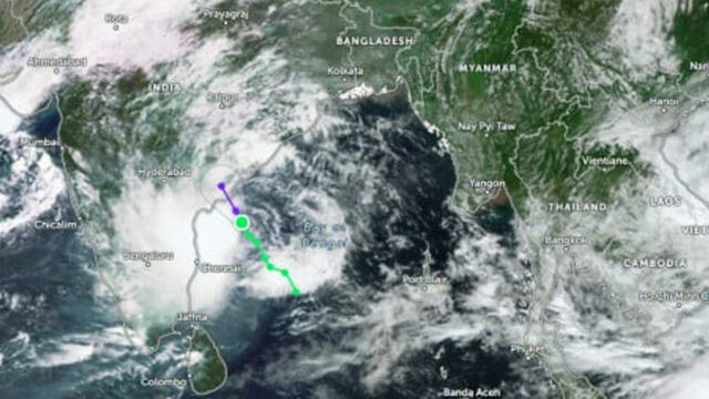 Cyclone ‘Montha’ Intensifies