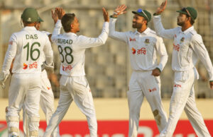 আয়ারল্যান্ডের বিপক্ষে দ্বিতীয় টেস্টে বাংলাদেশের দখল আরও দৃঢ় হলো।