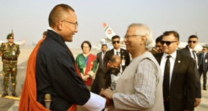 ভুটানের প্রধানমন্ত্রী শেরিং টোবগে রাষ্ট্রীয় সফরে ঢাকায় এসেছেন