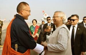 ভুটানের প্রধানমন্ত্রী শেরিং টোবগে রাষ্ট্রীয় সফরে ঢাকায় এসেছেন
